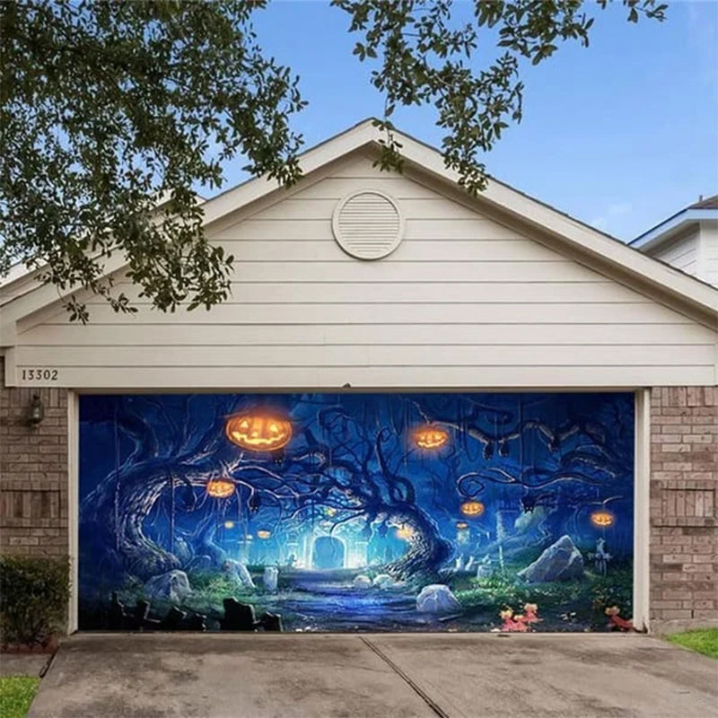 Halloween 2024 Garage Door Decoration