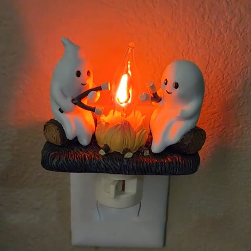 Ghost Bonfire Flashing Night Light