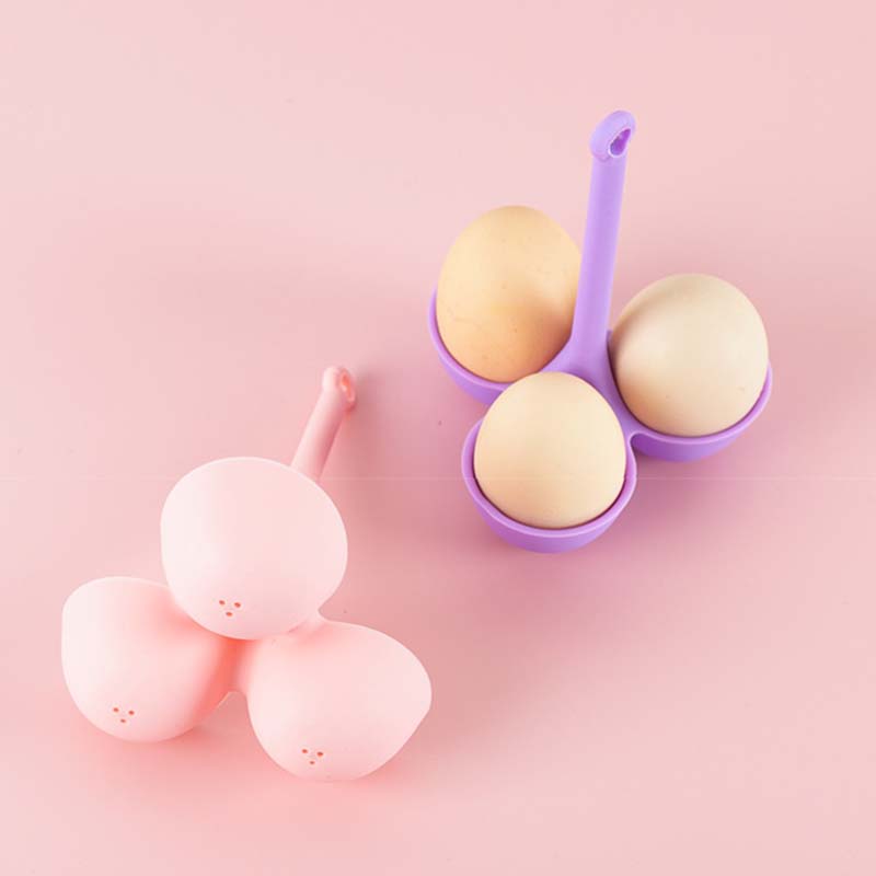 Food-Grade Silicone Egg Steamer