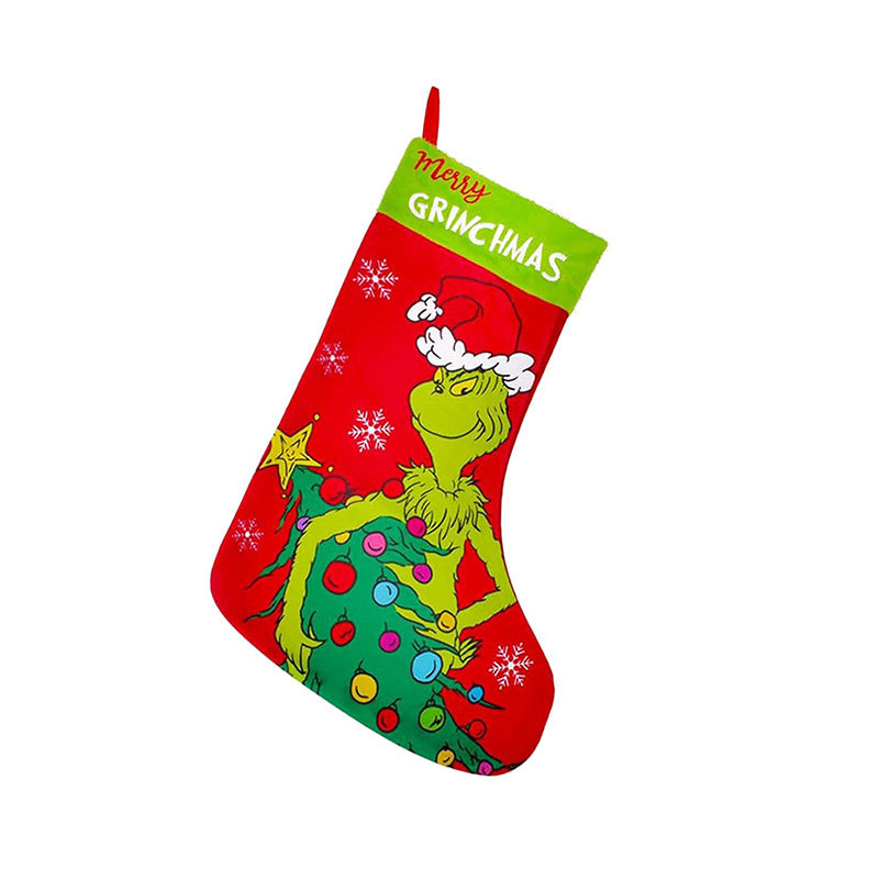 Green Christmas Stockings Christmas Decorations