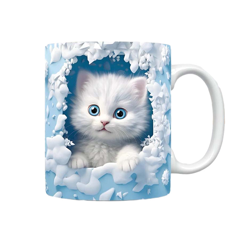 3D Print Kittens Hole In A Wall Mug