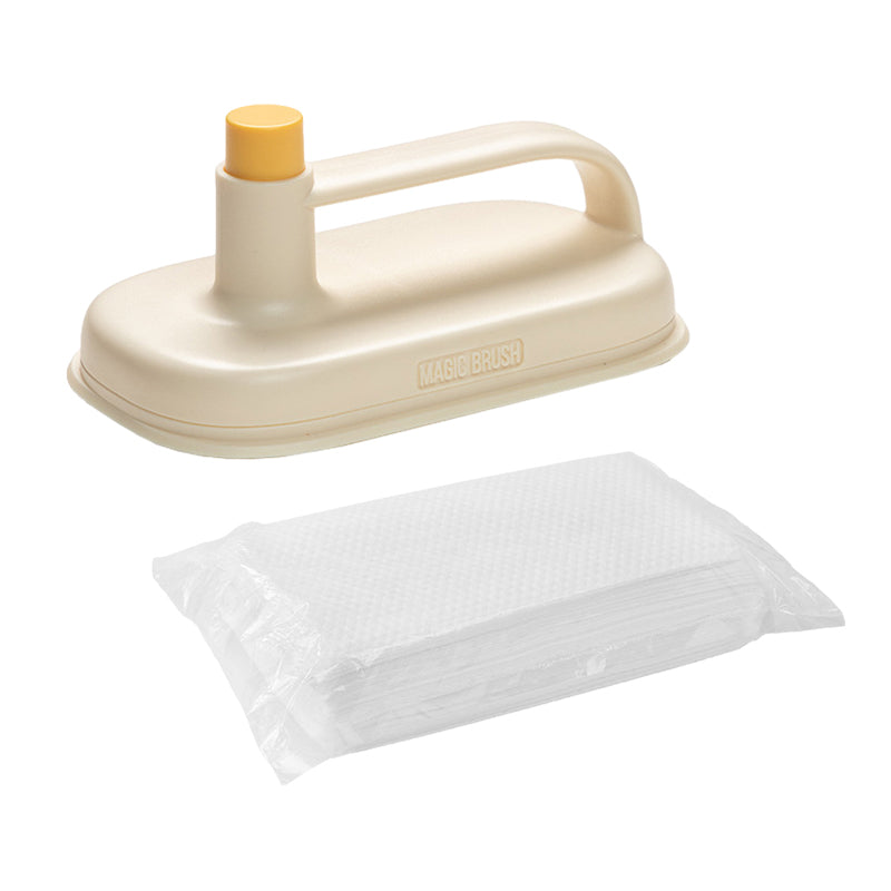 Kitchen Cleaning Brush & Replaceable Disposable Magic Cloth