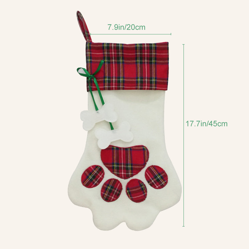 Plaid Christmas Socks