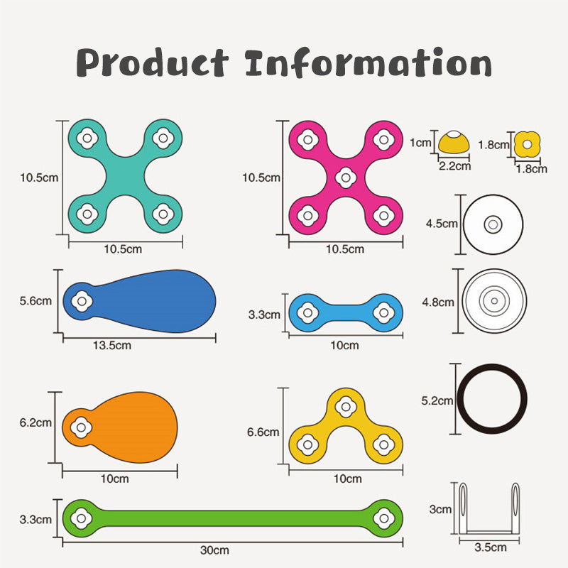 DIY splicing soft magnetic building blocks set
