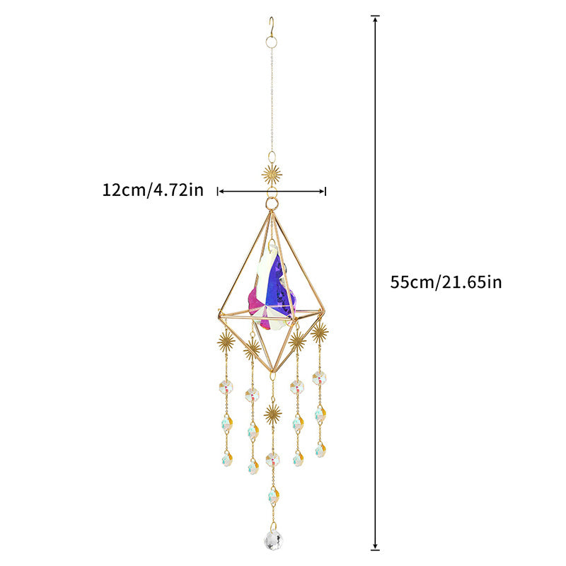 Geometric Prism Sun Catcher