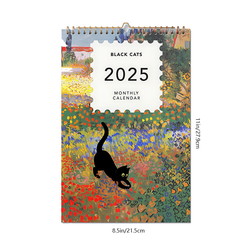 2025 Black Cat Calendar