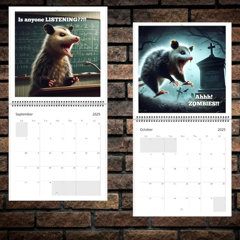 2025 Screaming Possums Calendar