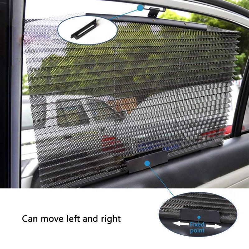 Car Window Sun Shade Curtain With 3M Adhesive