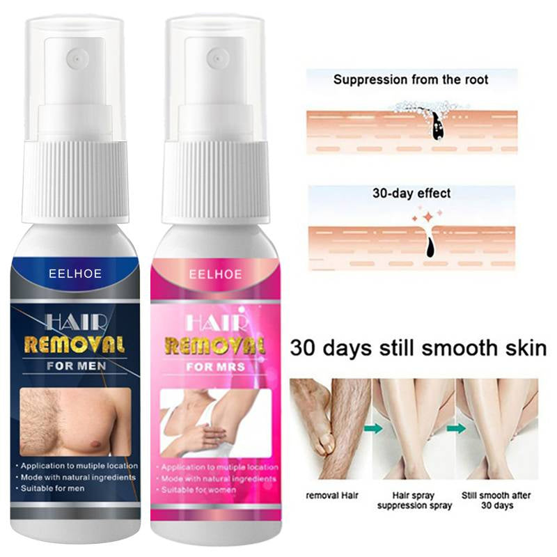 Powerful and Painless Hair Removal Spray