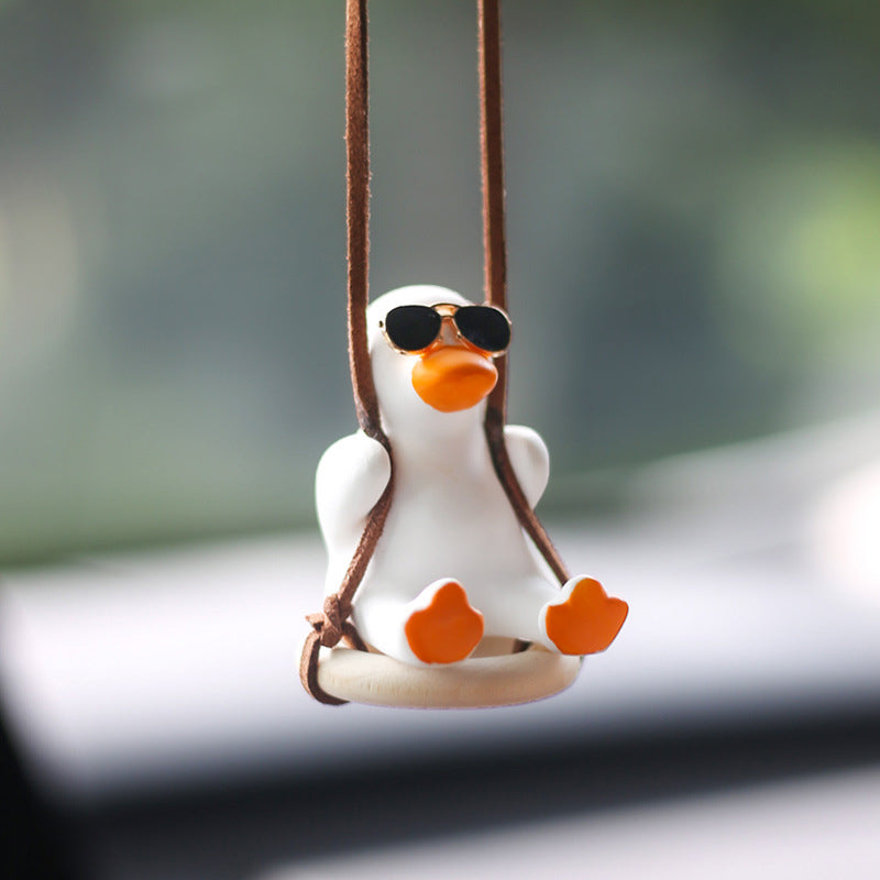 Car Flying Duck Hanging Ornament