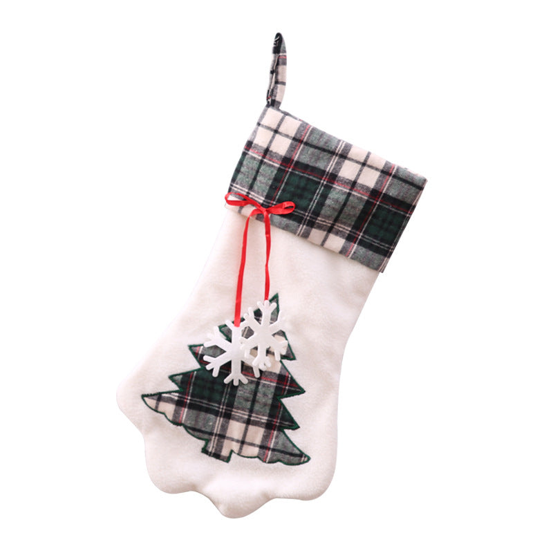 Plaid Christmas Socks