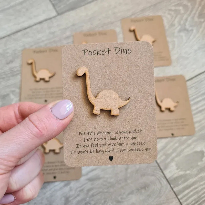 Pocket Dinosaur Hug Card