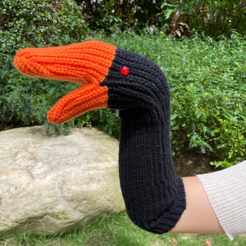 Knit Warm Duck Gloves