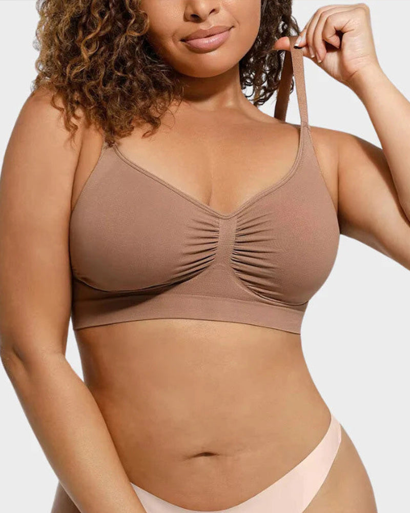 Women's no underwire sculpt bra