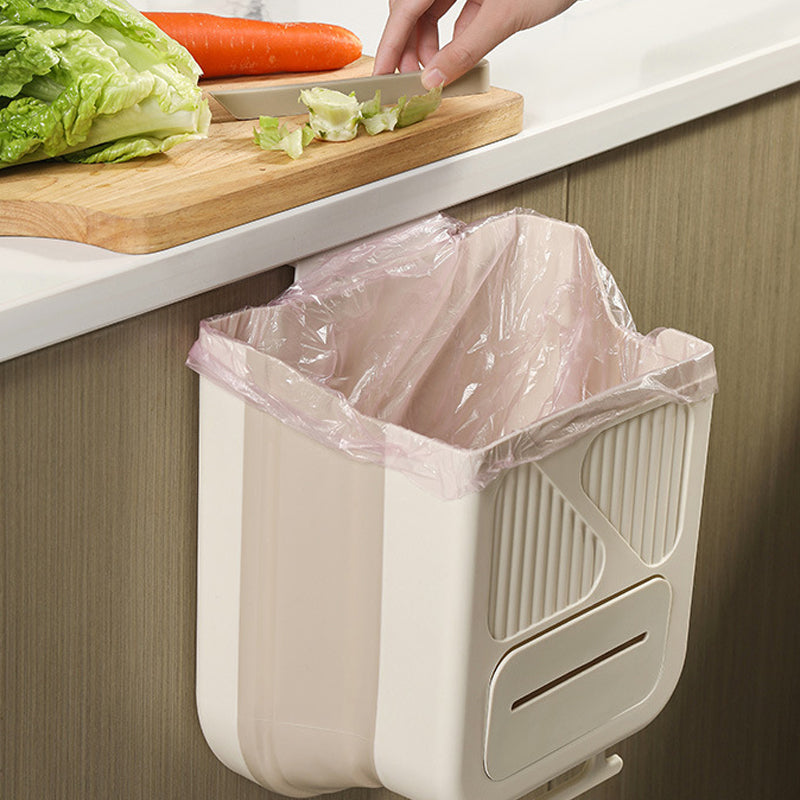 Hanging Trash Can for Kitchen Cabinet Door