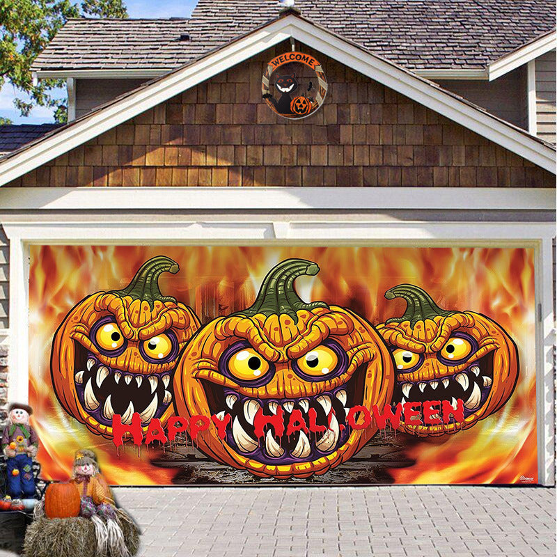 Halloween 2024 Garage Door Decoration