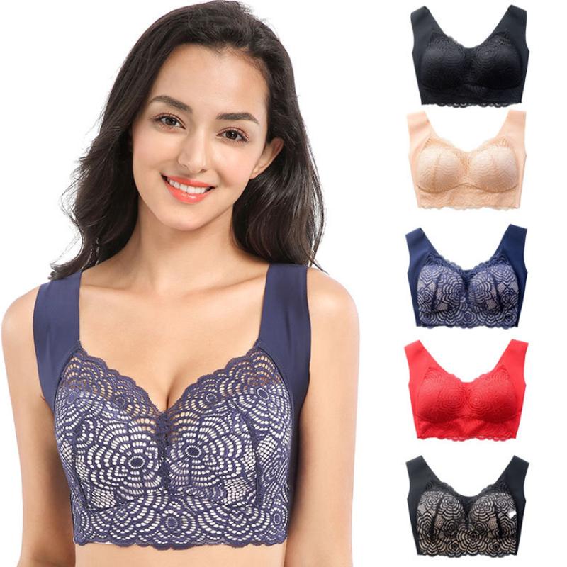 Thin Section Seamless-Ring Gather Bra