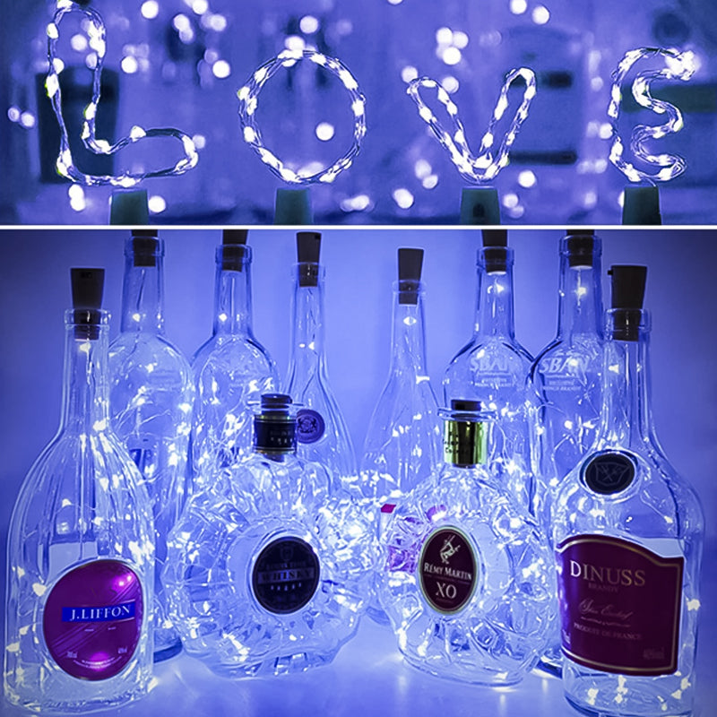 LED bottle light cork night light DIY deco gift