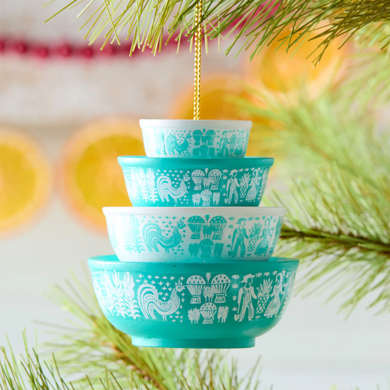 Christmas Resin Mixing Bowl Pendant