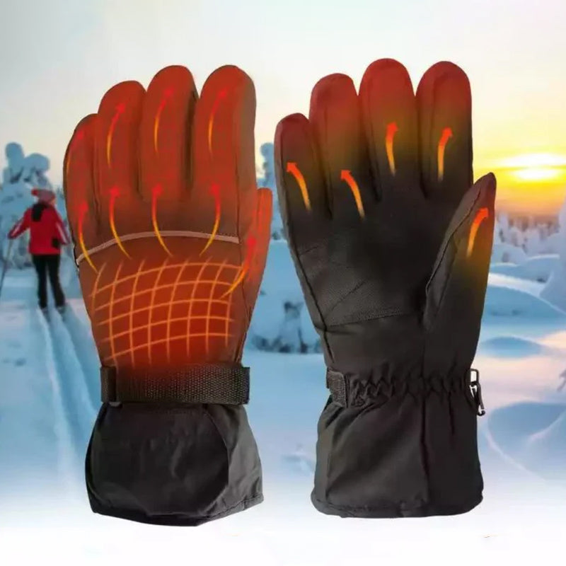 Warm touch screen heated gloves