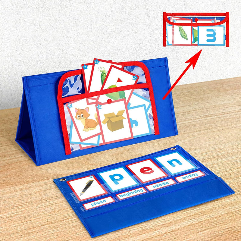 Desktop Pocket Chart Tent Cards Kit