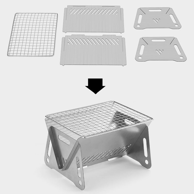 Stainless Steel Collapsible Grill