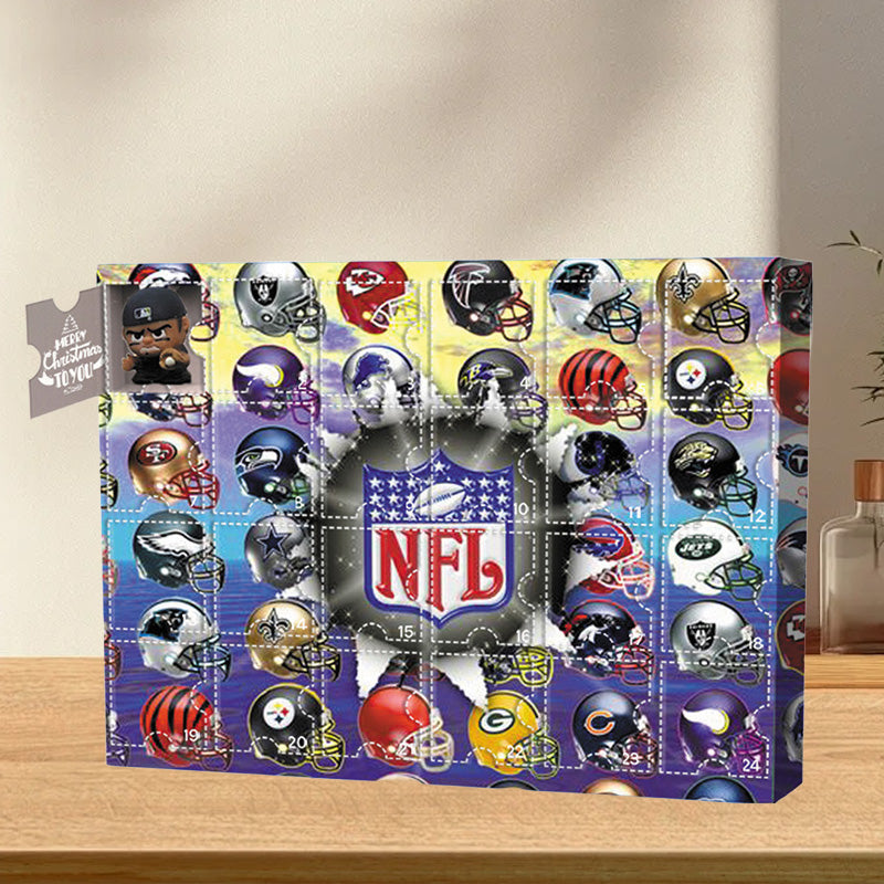 NEW NFL Advent Calendar - The One With 24 Little Doors