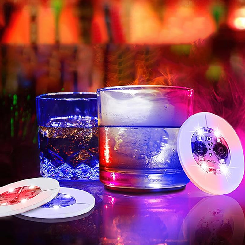 LED Luminous Bottle Stickers and Coasters