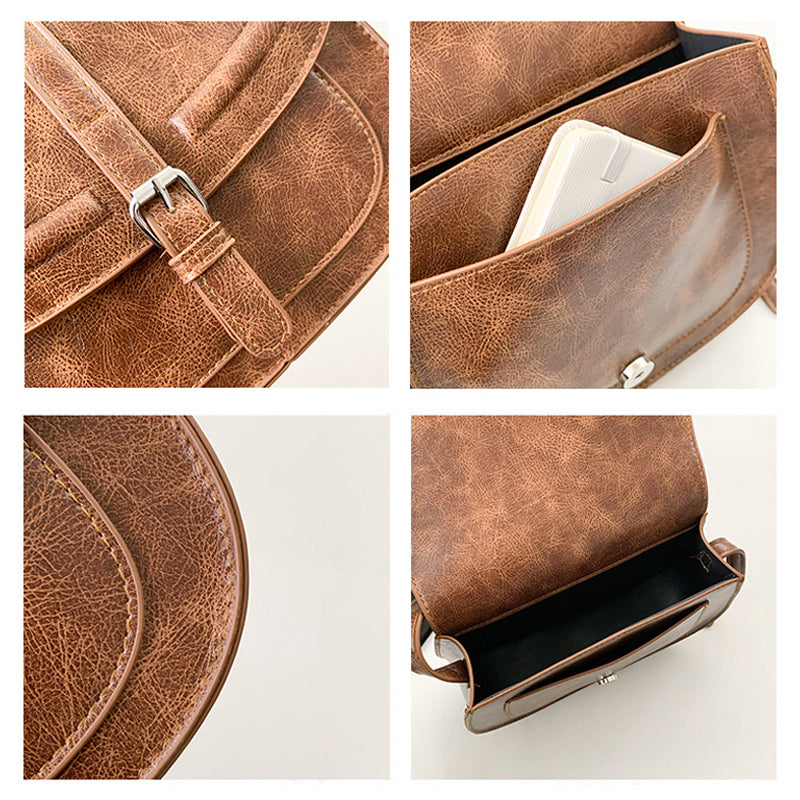 Retro Saddle Crossbody Bag