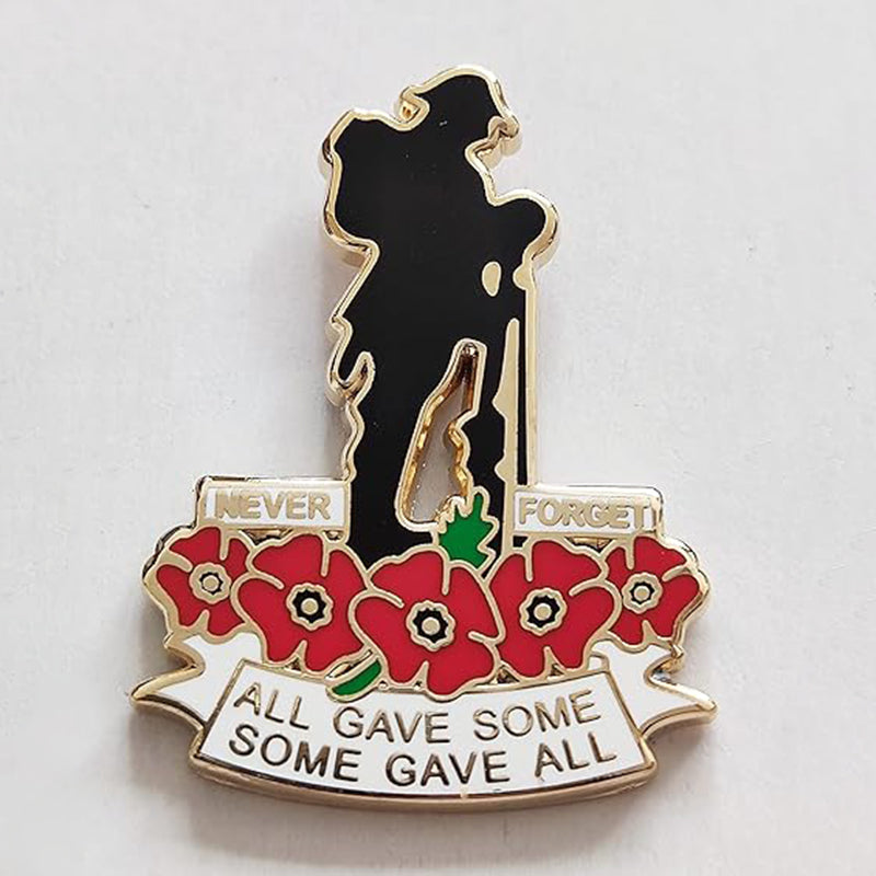 Red Poppy 110th Anniversary Badge