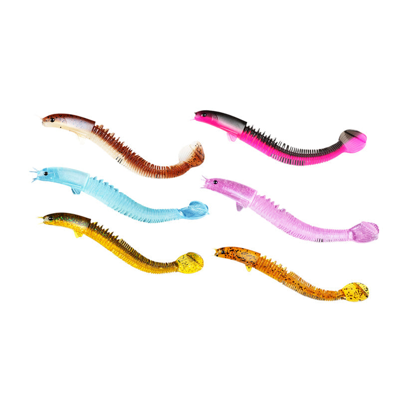 New Design Angler Dragon Loach Lure 46 Section Soft Bait