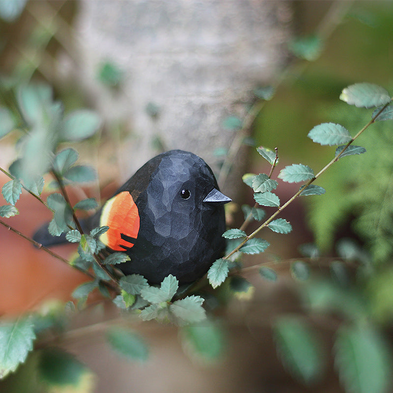 Cardinal Handmade Wood Carving