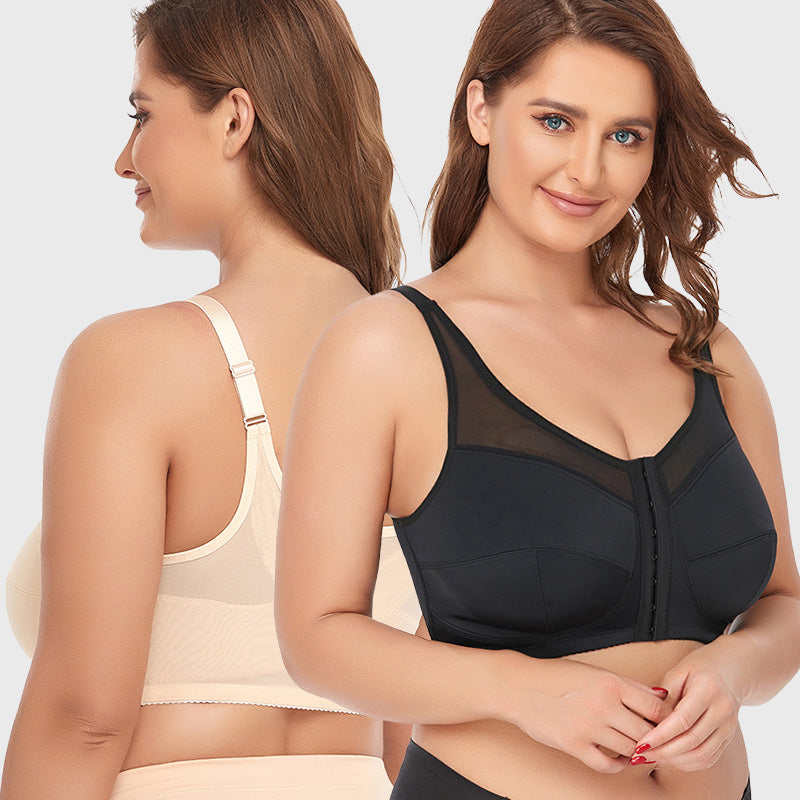 Front-Closure Wireless Bra