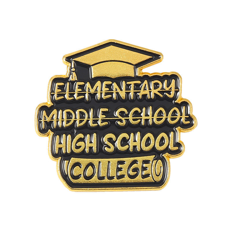 Graduation Season Metal Commemorative Pin