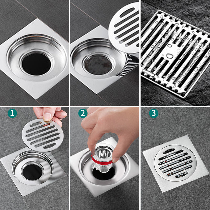 Magnetic anti-odour floor drain core