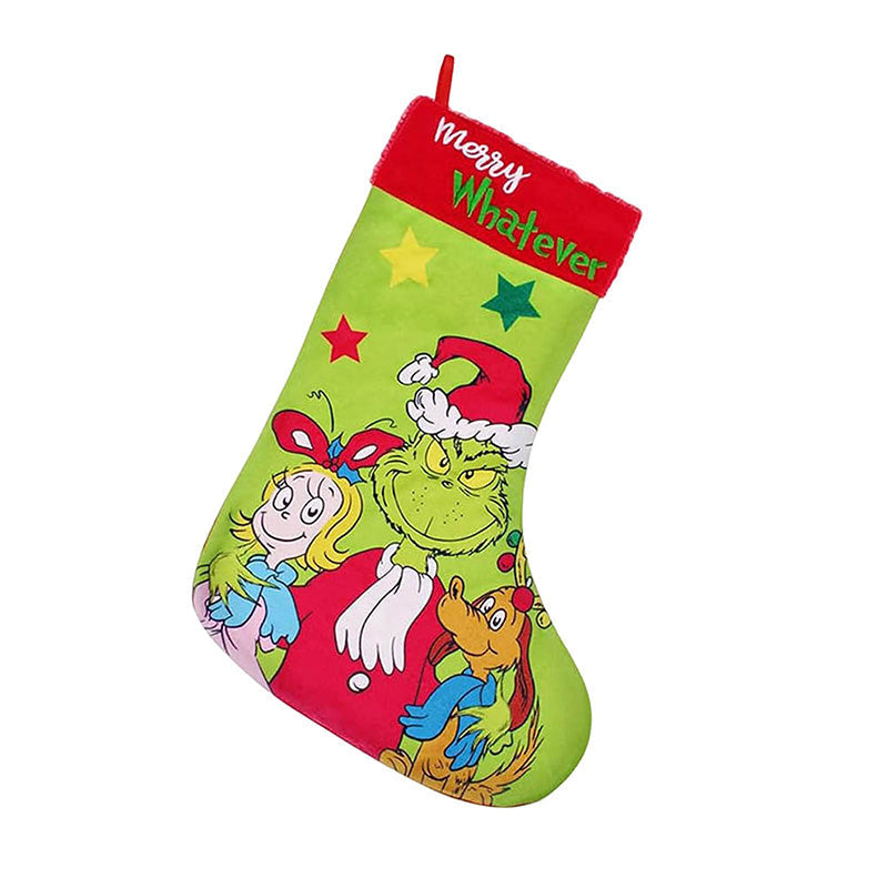 Green Christmas Stockings Christmas Decorations