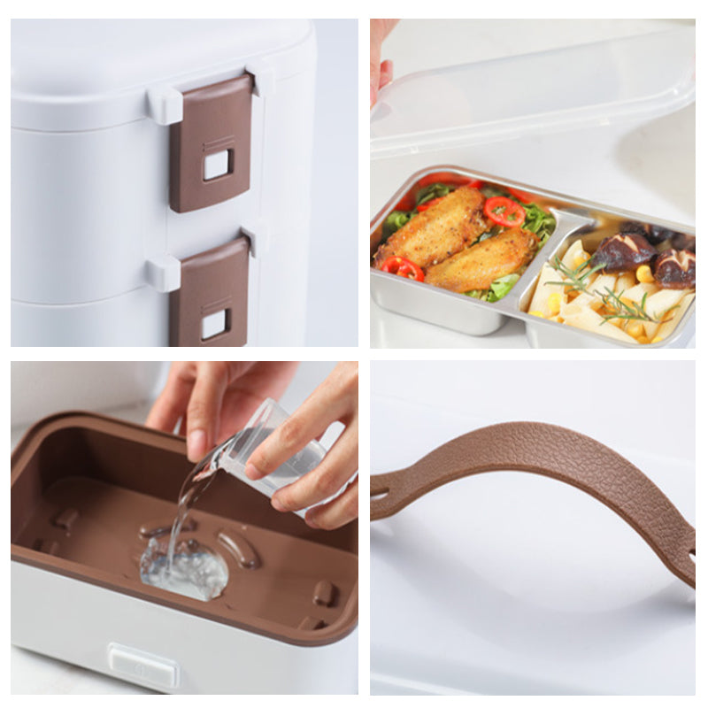 Multi-functional portable plug-in cooking lunch box