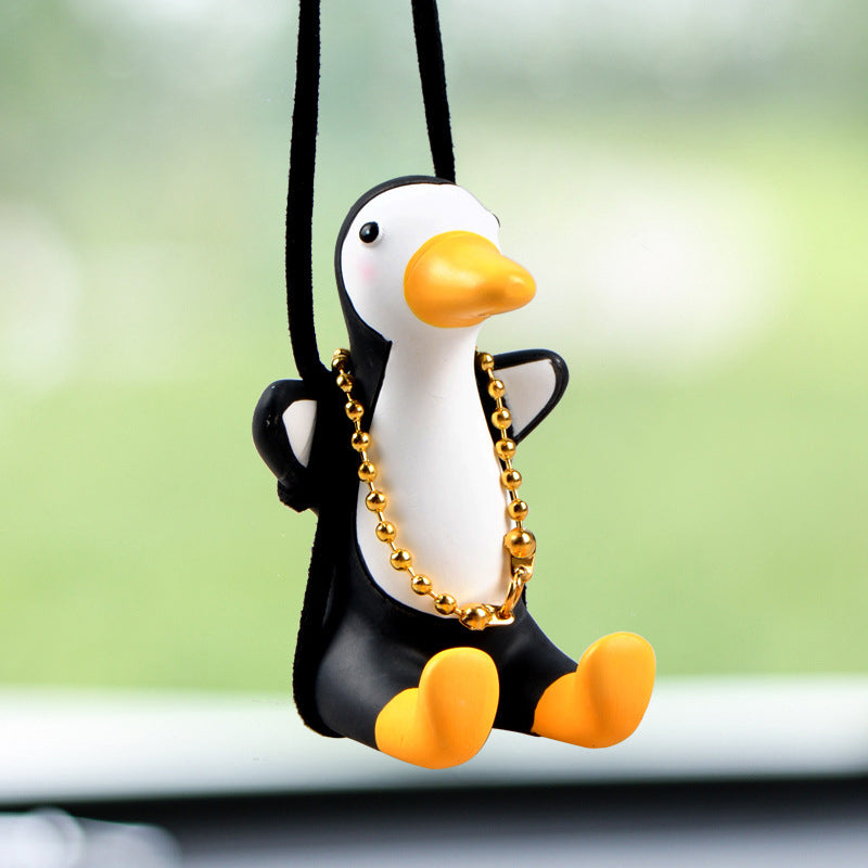 Car Flying Duck Hanging Ornament