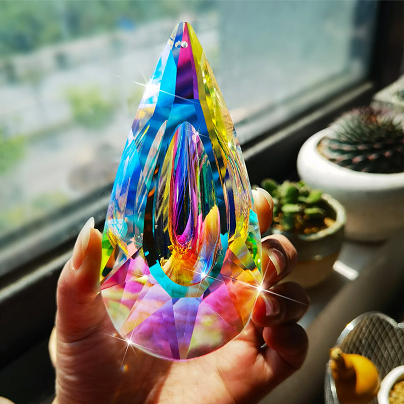 AB-Color Hanging Crystals Prism Suncatcher