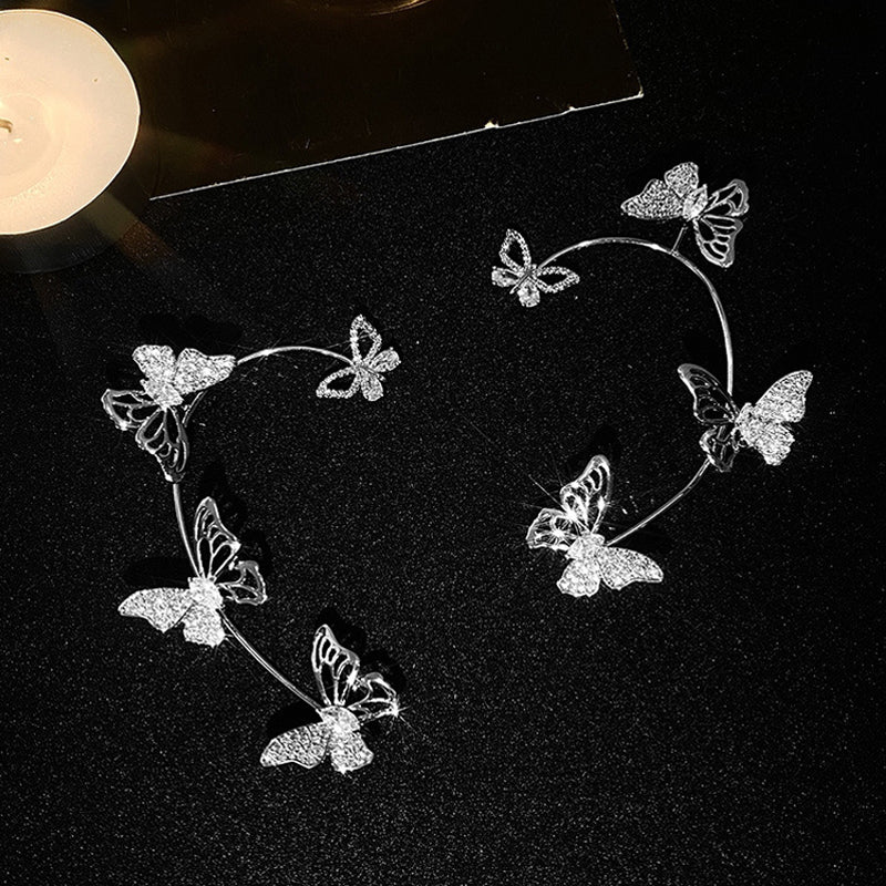 Zircon Butterfly Earrings