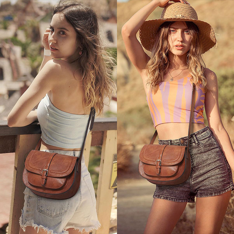 Retro Saddle Crossbody Bag