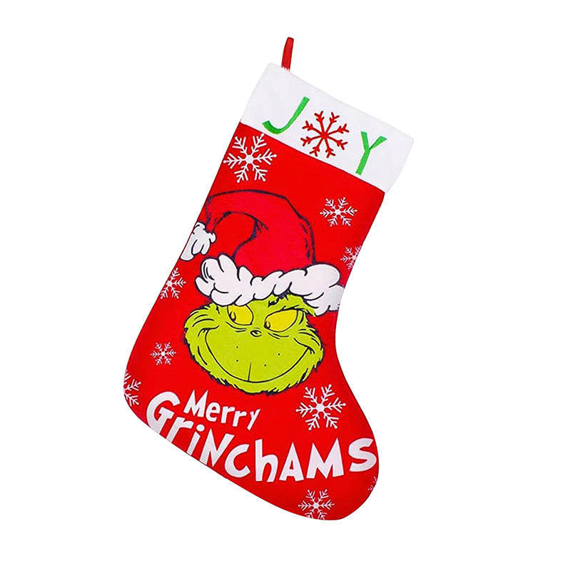 Green Christmas Stockings Christmas Decorations