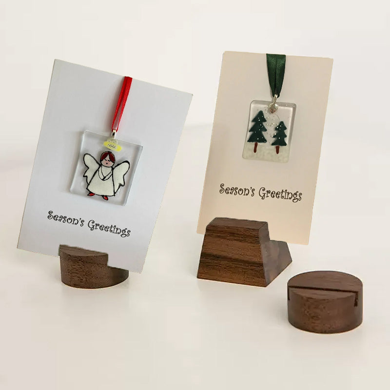 Handmade Christmas Card Ornaments