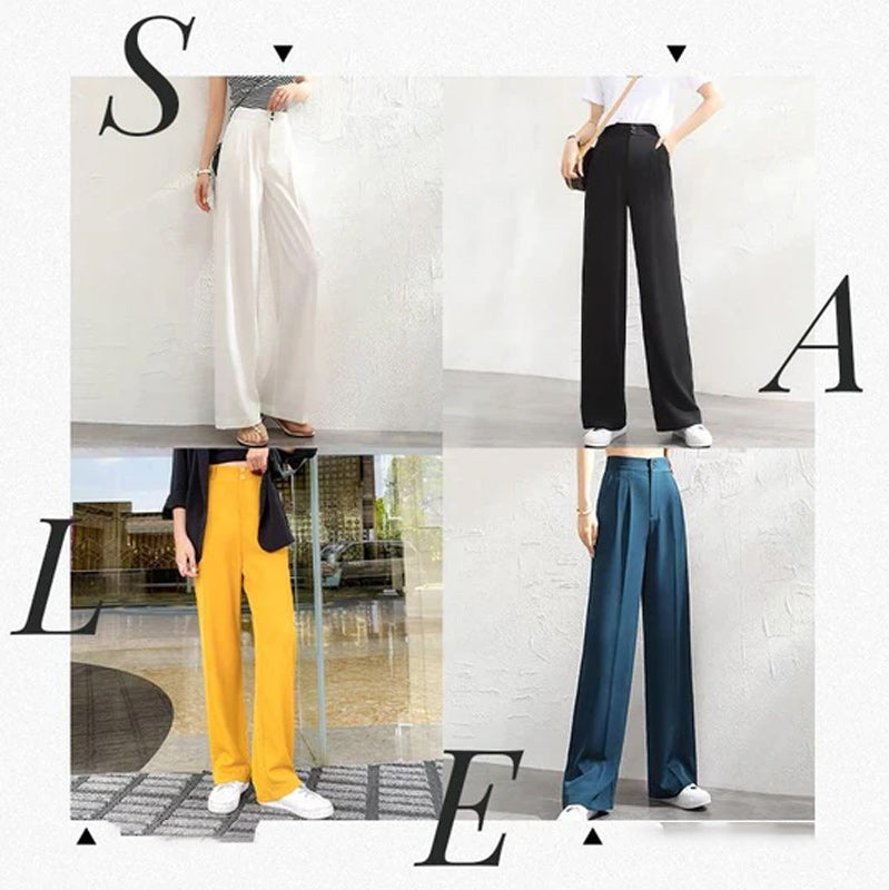 Woman's Casual Full-Length Loose Pants