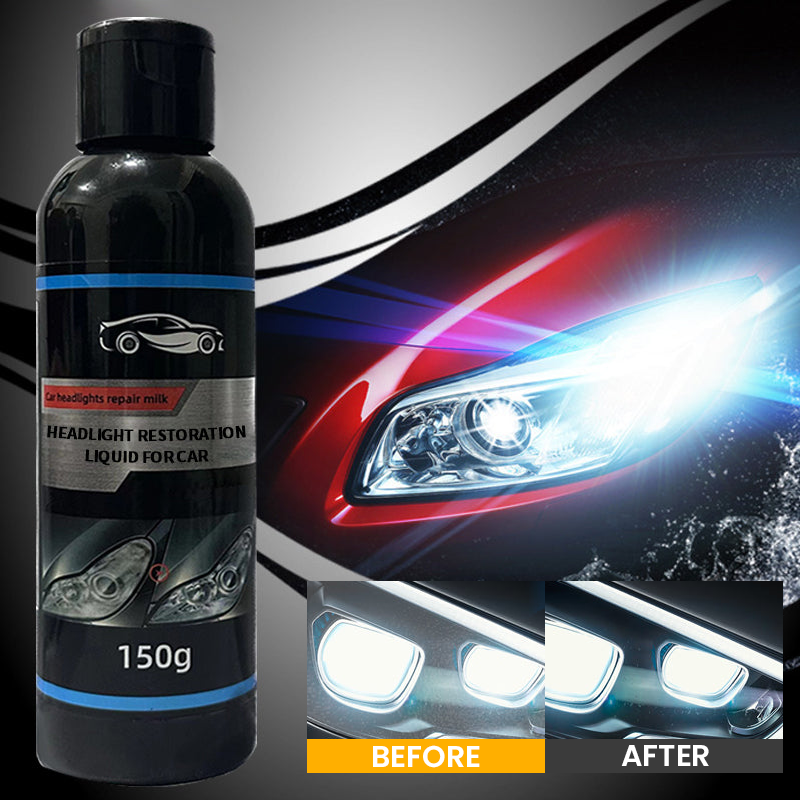 Car headlight repair fluid