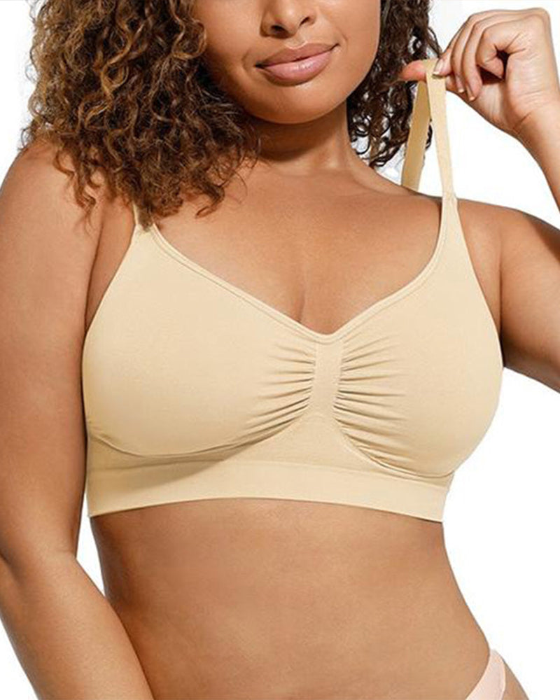 Women's no underwire sculpt bra