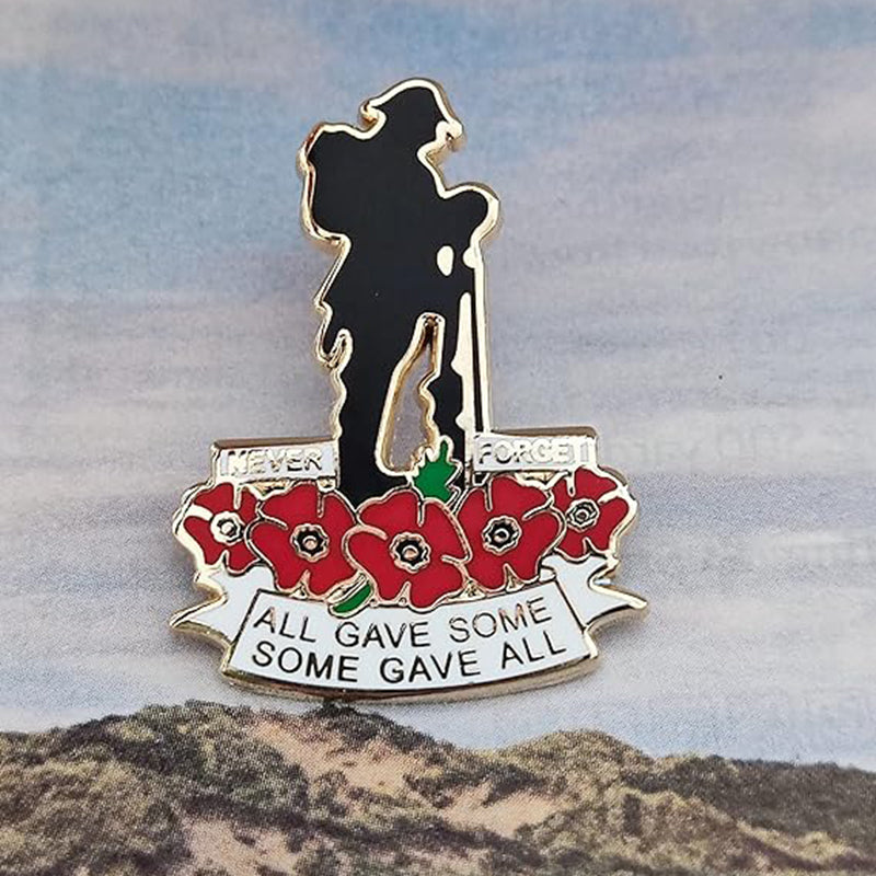 Red Poppy 110th Anniversary Badge