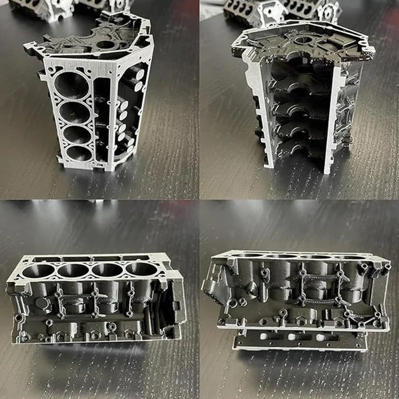 Engine Block Business Card Holder and Pen Holder Decor