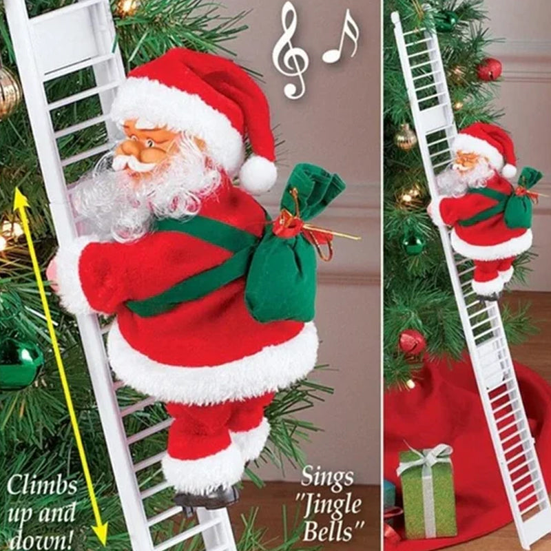 Electric Climbing Santa