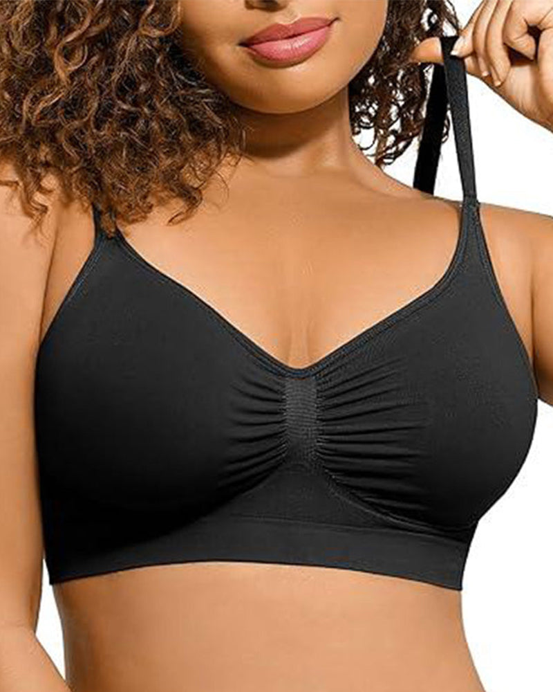 Women's no underwire sculpt bra